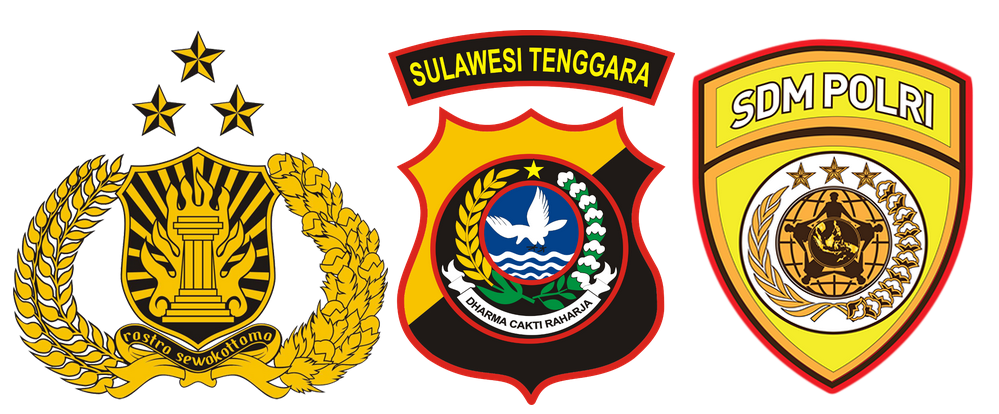 Logo Polri, Polda Sulawesi Tenggara, SDM Polri